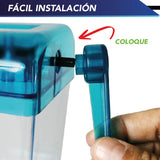 TRITURADOR DE PAPEL MANUAL PORTÁTIL PARA EL HOGAR, Y OFICINA TAMAÑO: CARTA Y OFICIO