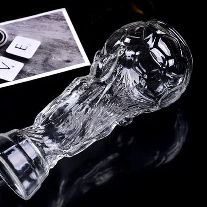 RD ROYAL COOK Set de 6 Vasos de Cerveza Forma Copa Mundial 2026* | Capacidad *450ml* | Tarro Cervecero de Vidrio Grueso | Ideal para Partidos y Coleccionistas | Kit de Animación Fútbol.