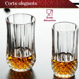 Set De Vasos De Cristal Elegantes Para Tus Bebidas Favoritas