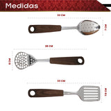 Utencilios De Cocina De Acero Inoxidable Con Base 7 Pcs