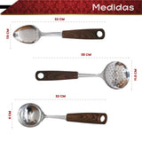 Utencilios De Cocina De Acero Inoxidable Con Base 7 Pcs