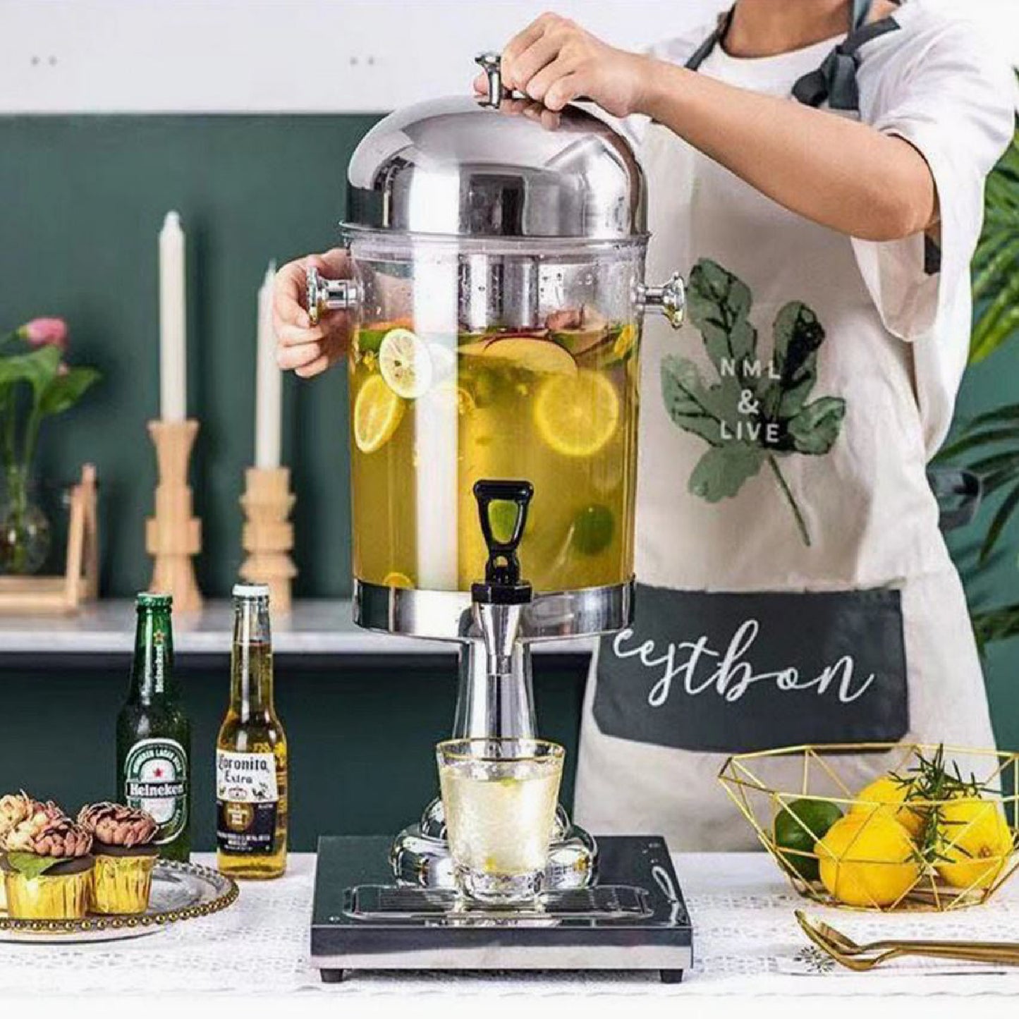 Dispensador de Bebidas Térmico | 8 Litros | Frío y Caliente