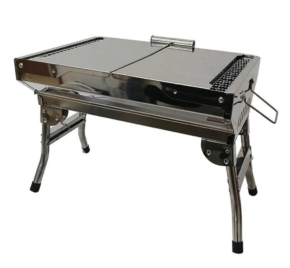 ASADOR PARA CARBÓN DE ACERO INOXIDABLE