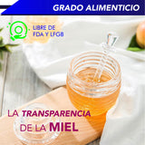 Tarro Mielero Con Forma De Colmena, Y Cuchara