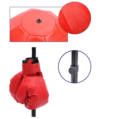 Chic-fantasy Kit Pera Boxeo Guantes Set De Boxeo Ajustable