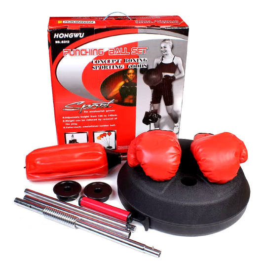 Chic-fantasy Kit Pera Boxeo Guantes Set De Boxeo Ajustable