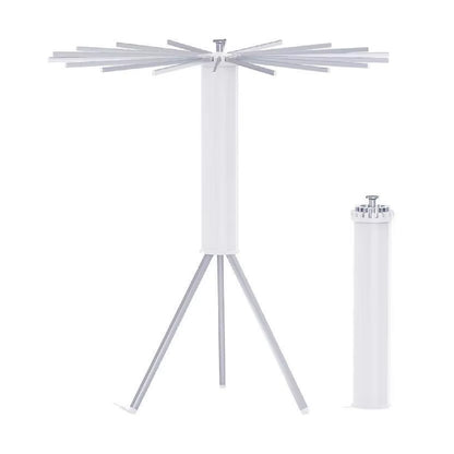 Tendedero Plegable Para Ropa Compacto, Perchero Moderno Color Blanco