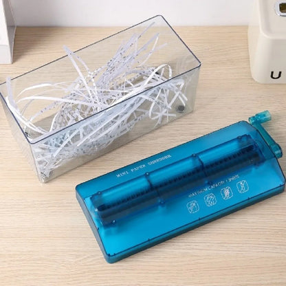 Triturador de papel manual portátil para el hogar, y oficina tamano: carta y oficio