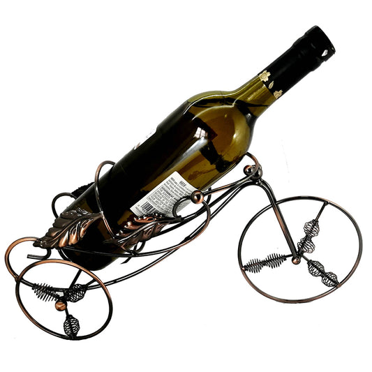 Soporte Para Vino, Estante Para Botellas Tipo Bici Vintage