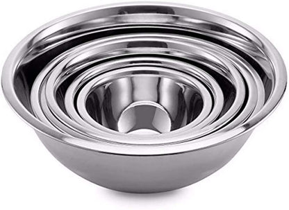 Juego de 6 piezas de bowls de acero inoxidable