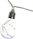 SERIE DE 10 LUCES LED DECORATIVAS DE 10 CM ALTO X 6 CM DIÁMETRO