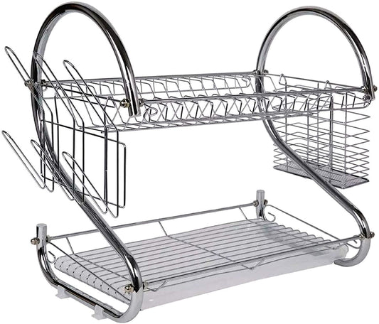 ESCURRIDOR DE TRASTES 2 NIVELES 56 cm 22”