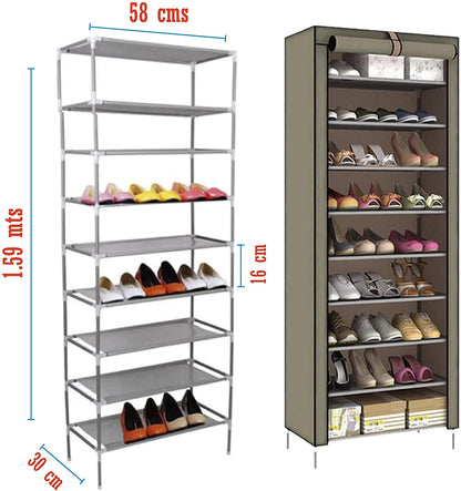 ZAPATERA MULTIFUNCIONAL DE 9 NIVELES