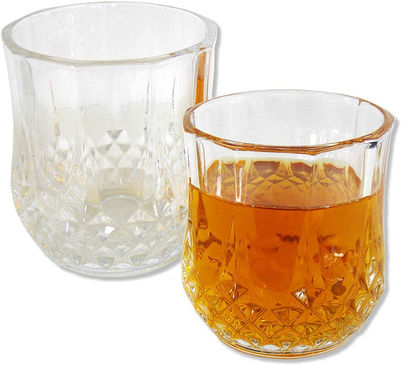 SET DE 6 VASOS OLD FASHIONED PARA WHISKY CRISTAL EXTRA BRILLANTE