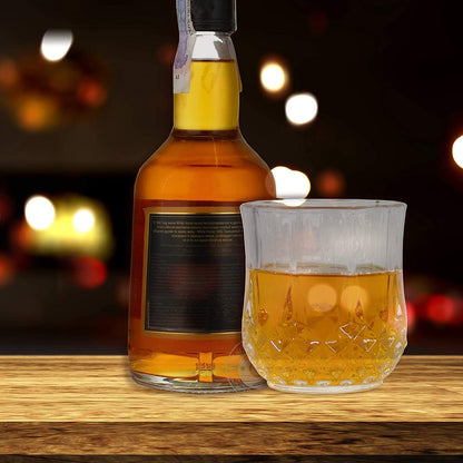SET DE 6 VASOS OLD FASHIONED PARA WHISKY CRISTAL EXTRA BRILLANTE