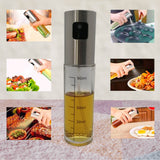 Pulverizador De aceite de cristal 100 ml  Brocha, Embudo y Cepillo limpiador
