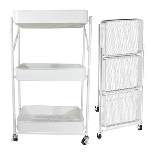 Carrito Multifuncional Organizador Desplegable 3 Niveles