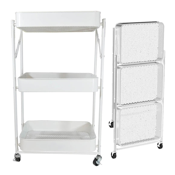 Carrito Multifuncional Organizador Desplegable 3 Niveles