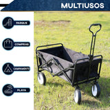 Carrito De Compras Plegable Carrito Transportador Multiusos