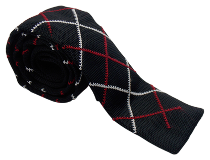 CORBATA TEJIDA COLORES BRILLANTES Y DISEÑOS ELEGANTES (POLIESTER)