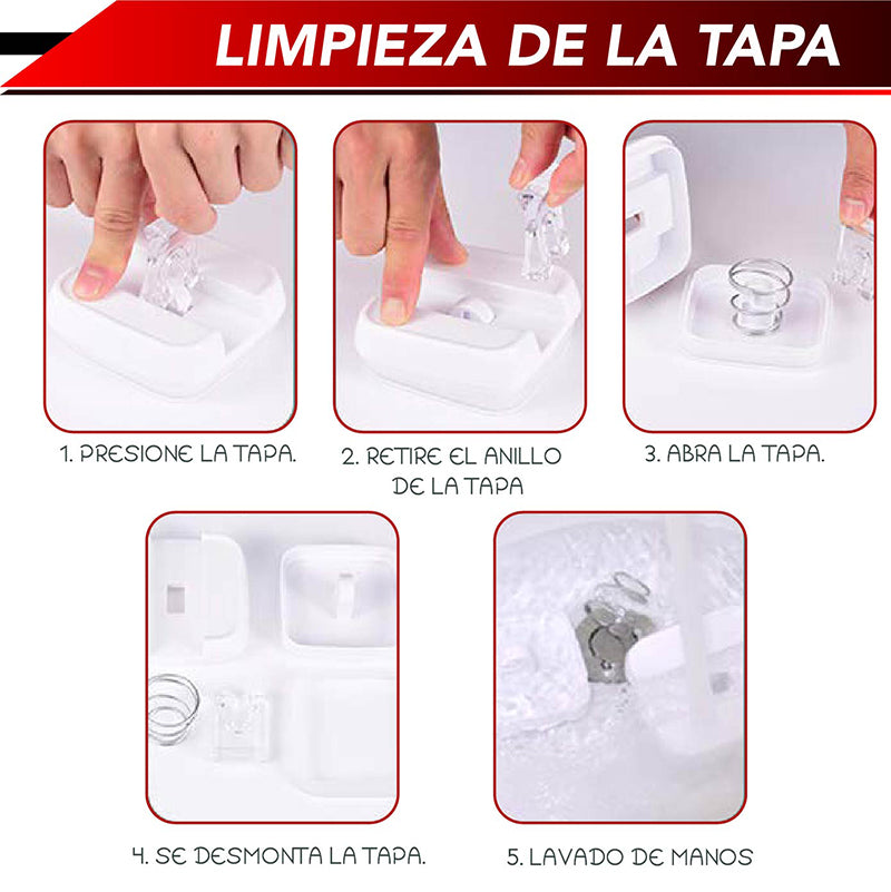 Set de 7 Recipientes con Tapas Herméticas para Almacenar Alimentos