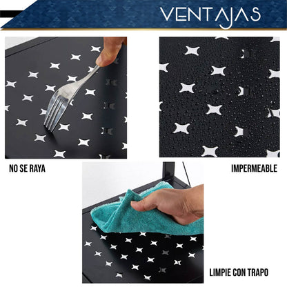 Estante Metalico Anaquel Rack Plegable 4 Niveles