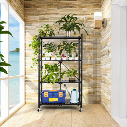 Estante Metalico Anaquel Rack Plegable 4 Niveles