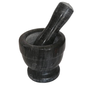 MORTERO MOLCAJETE O CUENCO Y PILÓN DE MÁRMOL