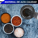 MORTERO MOLCAJETE O CUENCO Y PILÓN DE MÁRMOL