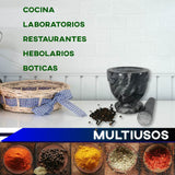 MORTERO MOLCAJETE O CUENCO Y PILÓN DE MÁRMOL