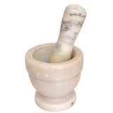 MORTERO MOLCAJETE O CUENCO Y PILÓN DE MÁRMOL