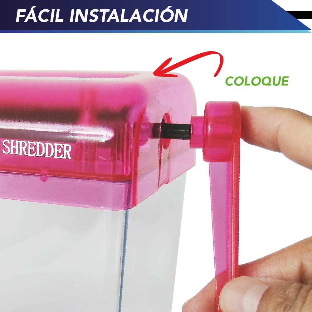 TRITUTADOR DE PAPEL PORTÁTIL HAND SHREDDER
