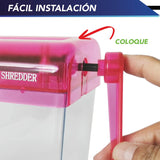 TRITUTADOR DE PAPEL PORTÁTIL HAND SHREDDER