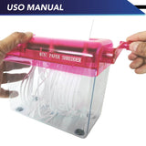 TRITUTADOR DE PAPEL PORTÁTIL HAND SHREDDER