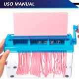 TRITUTADOR DE PAPEL PORTÁTIL HAND SHREDDER