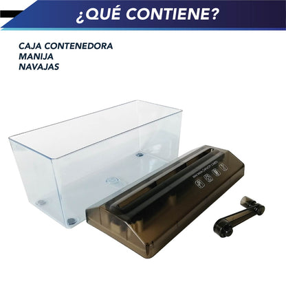 TRITURADOR DE PAPEL MANUAL PORTÁTIL PARA EL HOGAR, Y OFICINA TAMAÑO: CARTA Y OFICIO