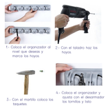 ORGANIZADOR DE ESCOBAS Y HERRAMIENTAS PORTA ESCOBAS