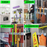 ORGANIZADOR DE ESCOBAS Y HERRAMIENTAS PORTA ESCOBAS