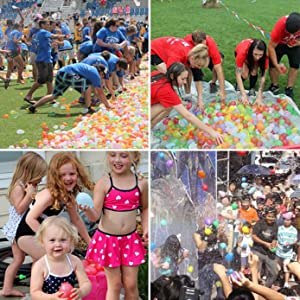 GLOBOS MÁGICOS DE AGUA (111 globos + 37 globos extra gratis)