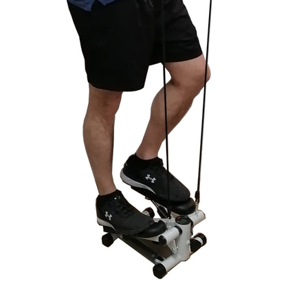 Escaladora con Pedales Antideslizantes y Bandas de Resistencia