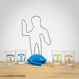 CHIC-FANTASY Juego para beber de castigo eléctrico buzz wire drinking game El Buzz juego de alambre para beber