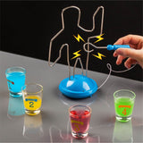 CHIC-FANTASY Juego para beber de castigo eléctrico buzz wire drinking game El Buzz juego de alambre para beber