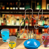 CHIC-FANTASY Juego para beber de castigo eléctrico buzz wire drinking game El Buzz juego de alambre para beber