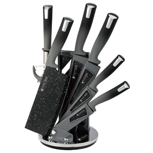 JUEGO DE CUCHILLOS DE CHEF 8 PZ DE CERÁMICA CON BASE